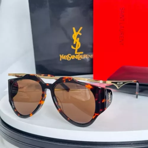 Cheap Yves Saint Laurent YSL AAA Quality Sunglasses #1324586, $$64.00 USD On Yves Saint Laurent YSL AAA Quality Sunglasses