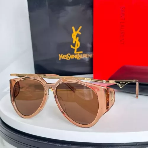 Cheap Yves Saint Laurent YSL AAA Quality Sunglasses #1324587, $$64.00 USD On Yves Saint Laurent YSL AAA Quality Sunglasses
