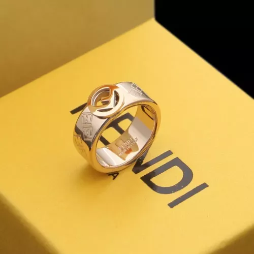 Cheap Fendi Rings In Rose Gold #1326119, $$25.00 USD On Fendi Rings