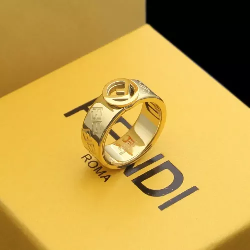 Cheap Fendi Rings In Gold #1326124, $$25.00 USD On Fendi Rings