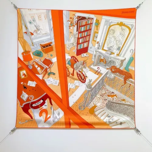 Cheap Hermes Silk Squares #1326150, $$64.00 USD On Hermes Scarf