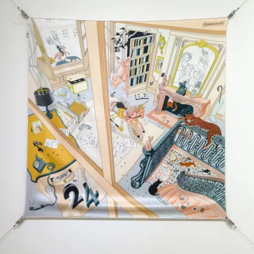 Cheap Hermes Silk Squares #1326151, $$64.00 USD On Hermes Scarf