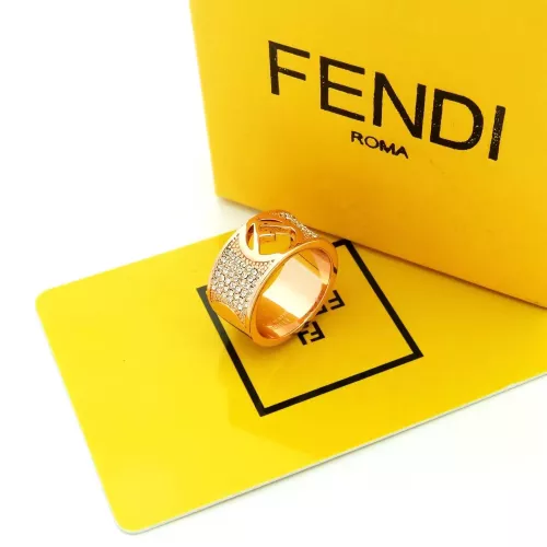 Cheap Fendi Rings In Rose Gold #1326230, $$25.00 USD On Fendi Rings