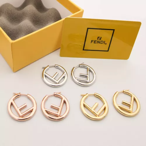 Replica Fendi Earrings For Women #1326263 $29.00 USD for Wholesale
