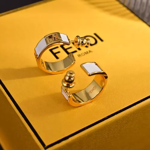 Replica Fendi Earrings For Women #1326345 $27.00 USD for Wholesale