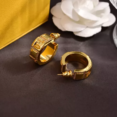 Replica Fendi Earrings For Women #1326347 $32.00 USD for Wholesale