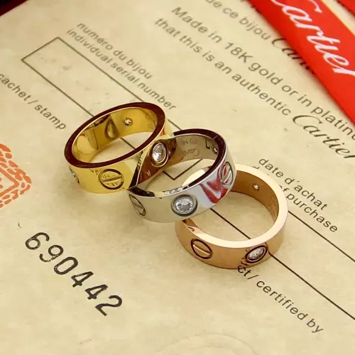 Replica Cartier Rings In Rose Gold For Unisex #1326486 $23.00 USD for Wholesale