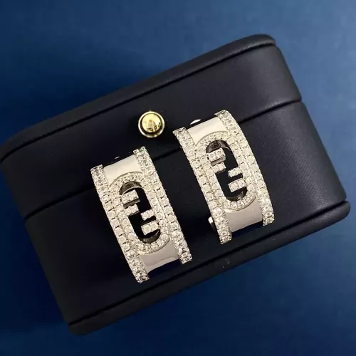 Replica Fendi Earrings For Women #1327286 $34.00 USD for Wholesale