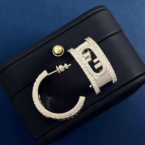 Replica Fendi Earrings For Women #1327286 $34.00 USD for Wholesale