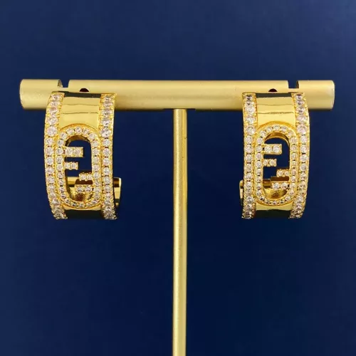 Replica Fendi Earrings For Women #1327287 $34.00 USD for Wholesale