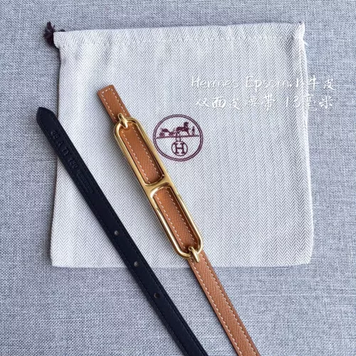 Replica Hermes AAA Quality Belts In 1.3cm For Women #1327535 $52.00 USD for Wholesale