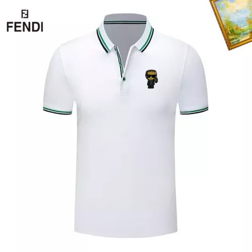 Cheap Fendi T-Shirts Short Sleeved For Men #1327742, $$29.00 USD On Fendi T-Shirts
