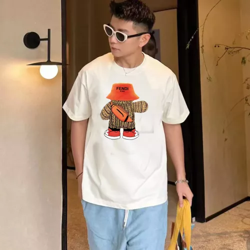Replica Fendi T-Shirts Short Sleeved For Unisex #1327975 $34.00 USD for Wholesale