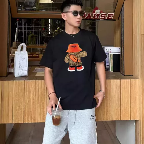 Replica Fendi T-Shirts Short Sleeved For Unisex #1327976 $34.00 USD for Wholesale