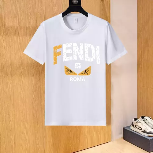 Cheap Fendi T-Shirts Short Sleeved For Unisex #1328044, $$34.00 USD On Fendi T-Shirts