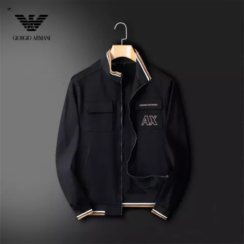 Replica Armani Tracksuits Long Sleeved For Men #1328163 $85.00 USD for Wholesale