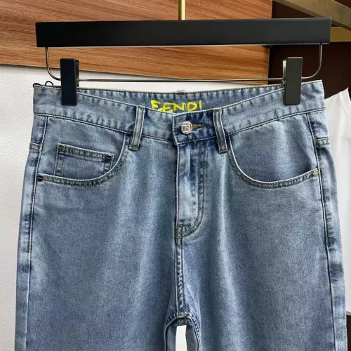 Replica Fendi Jeans For Men #1328170 $40.00 USD for Wholesale