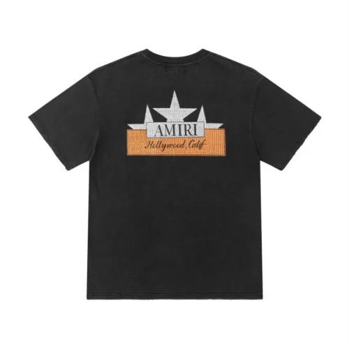 Cheap Amiri T-Shirts Short Sleeved For Unisex #1328364, $$42.00 USD On Amiri T-Shirts