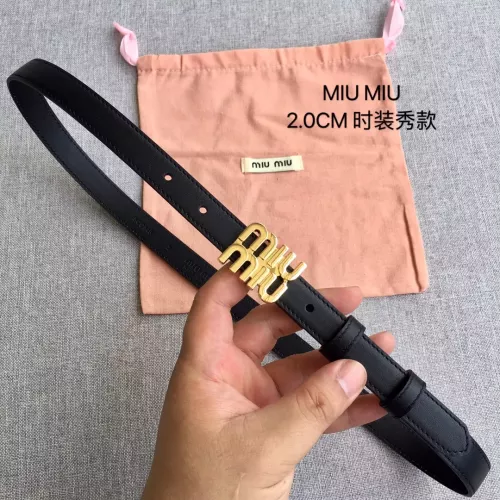 Cheap MIU MIU AAA Quality Belts In 2.0cm For Women #1328553, $$52.00 USD On MIU MIU AAA Quality Belts