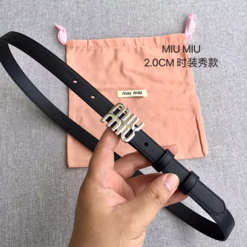 Cheap MIU MIU AAA Quality Belts In 2.0cm For Women #1328554, $$52.00 USD On MIU MIU AAA Quality Belts