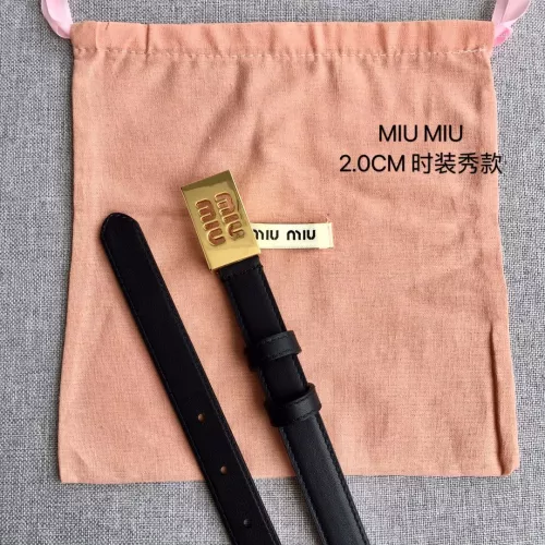 Replica MIU MIU AAA Quality Belts In 2.0cm For Women #1328563 $52.00 USD for Wholesale