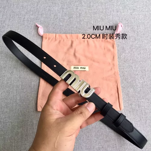 Cheap MIU MIU AAA Quality Belts In 2.0cm For Women #1328574, $$52.00 USD On MIU MIU AAA Quality Belts