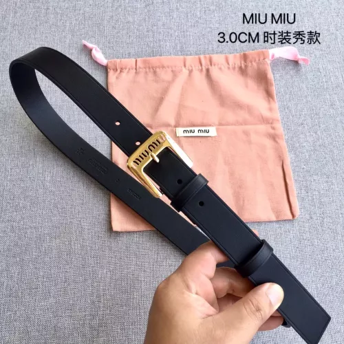 Cheap MIU MIU AAA Quality Belts In 3.0cm For Women #1328592, $$52.00 USD On MIU MIU AAA Quality Belts