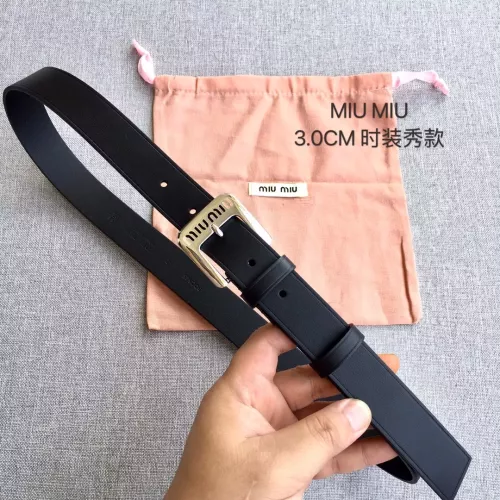 Cheap MIU MIU AAA Quality Belts In 3.0cm For Women #1328593, $$52.00 USD On MIU MIU AAA Quality Belts