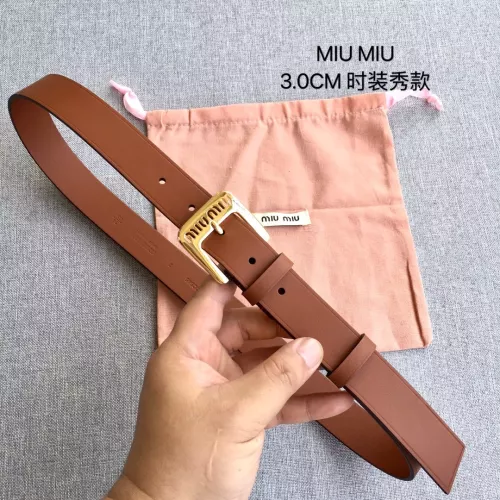 Cheap MIU MIU AAA Quality Belts In 3.0cm For Women #1328594, $$52.00 USD On MIU MIU AAA Quality Belts