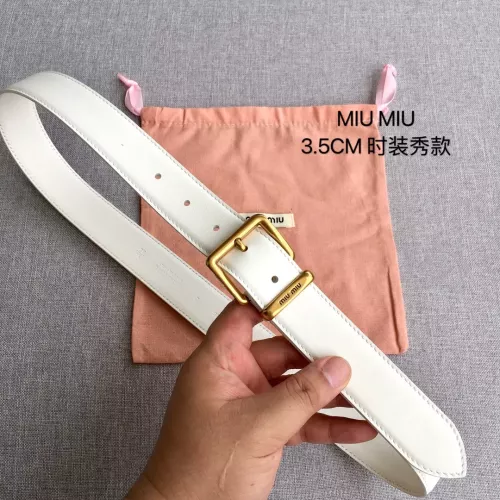 Cheap MIU MIU AAA Quality Belts In 3.5cm For Women #1328607, $$52.00 USD On MIU MIU AAA Quality Belts