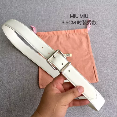Cheap MIU MIU AAA Quality Belts In 3.5cm For Women #1328609, $$52.00 USD On MIU MIU AAA Quality Belts