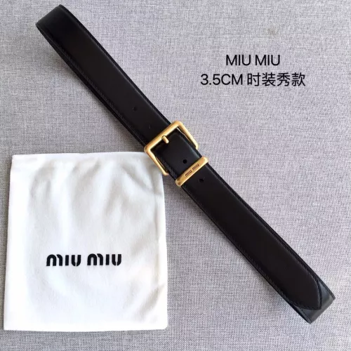 Cheap MIU MIU AAA Quality Belts In 3.5cm For Women #1328610, $$52.00 USD On MIU MIU AAA Quality Belts