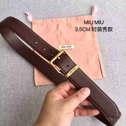 Cheap MIU MIU AAA Quality Belts In 3.5cm For Women #1328614, $$52.00 USD On MIU MIU AAA Quality Belts
