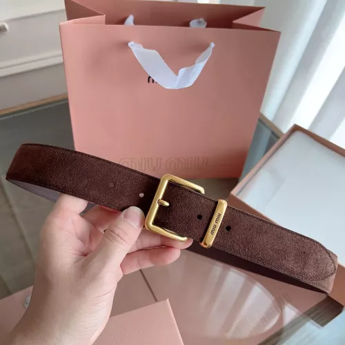 Cheap MIU MIU AAA Quality Belts In 3.5cm For Women #1328619, $$60.00 USD On MIU MIU AAA Quality Belts