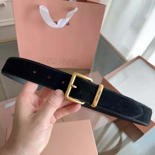Cheap MIU MIU AAA Quality Belts In 3.5cm For Women #1328620, $$60.00 USD On MIU MIU AAA Quality Belts
