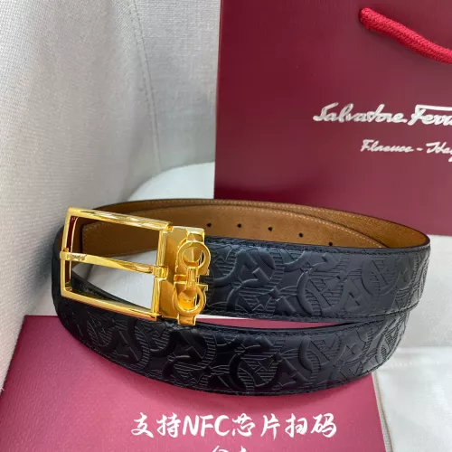 Replica Salvatore Ferragamo AAA Quality Belts In 3.5cm For Men #1328838 $56.00 USD for Wholesale