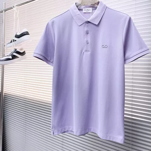 Cheap Salvatore Ferragamo T-Shirts Short Sleeved For Men #1328888, $$100.00 USD On Salvatore Ferragamo T-Shirts