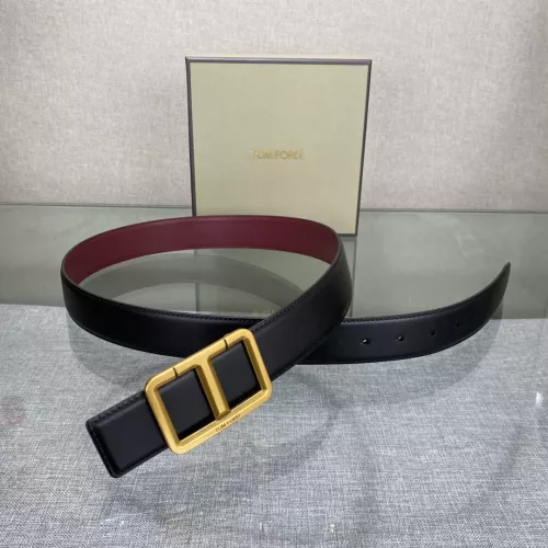 Replica Tom Ford AAA Quality Belts In 4.0cm For Men #1329055 $64.00 USD for Wholesale