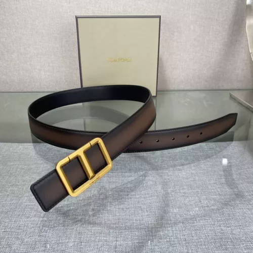 Replica Tom Ford AAA Quality Belts In 4.0cm For Men #1329079 $64.00 USD for Wholesale