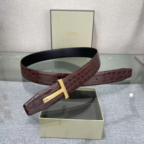 Replica Tom Ford AAA Quality Belts In 4.0cm For Men #1329098 $64.00 USD for Wholesale