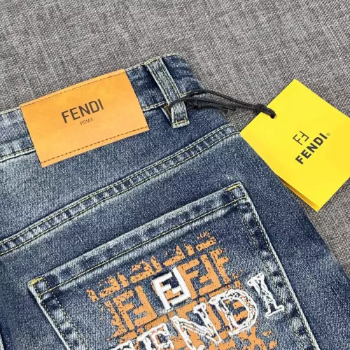 Replica Fendi Jeans For Men #1329103 $100.00 USD for Wholesale