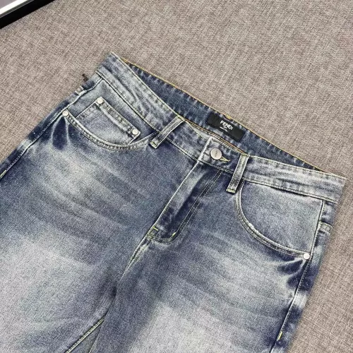 Replica Fendi Jeans For Men #1329103 $100.00 USD for Wholesale