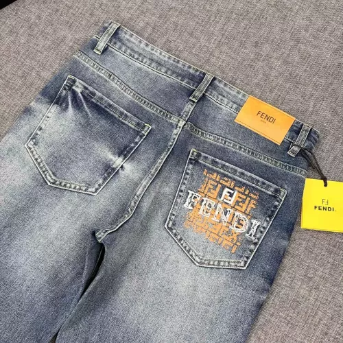 Replica Fendi Jeans For Men #1329103 $100.00 USD for Wholesale