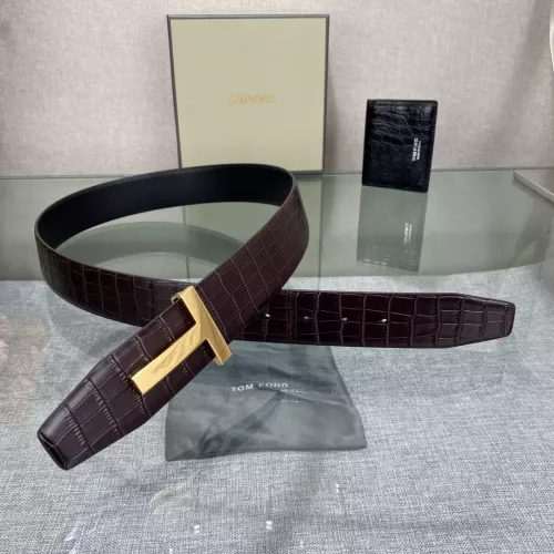 Replica Tom Ford AAA Quality Belts In 4.0cm For Men #1329133 $64.00 USD for Wholesale