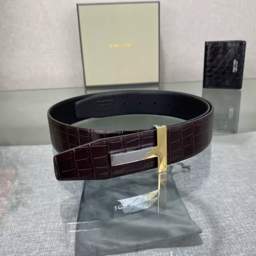 Replica Tom Ford AAA Quality Belts In 4.0cm For Men #1329137 $64.00 USD for Wholesale