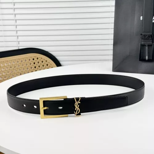 Cheap Yves Saint Laurent AAA Quality Belts In 3.0cm For Women #1329392, $$45.00 USD On Yves Saint Laurent AAA Quality Belts