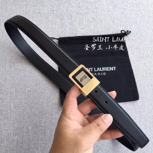 Cheap Yves Saint Laurent AAA Quality Belts In 3.0cm For Women #1329417, $$52.00 USD On Yves Saint Laurent AAA Quality Belts