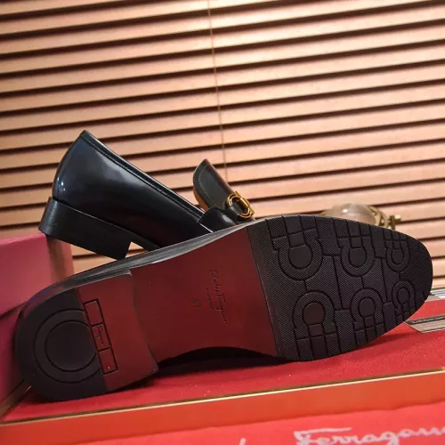 Replica Salvatore Ferragamo Leather Shoes For Men #1329547 $98.00 USD for Wholesale