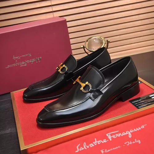 Cheap Salvatore Ferragamo Leather Shoes For Men #1329548, $$98.00 USD On Salvatore Ferragamo Leather Shoes