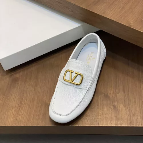 Replica Valentino Leather Shoes For Men #1329563 $115.00 USD for Wholesale